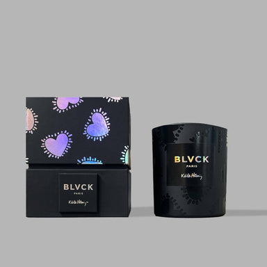 Blvck x Keith Haring Candle and Packaging
