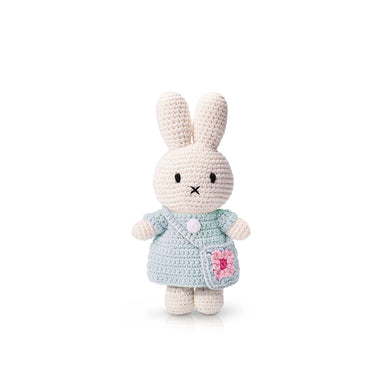Just Dutch Miffy in Mint Dress and Flower Bag