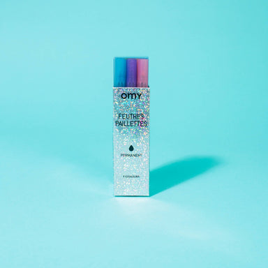 OMY Glitter Markers Packaging