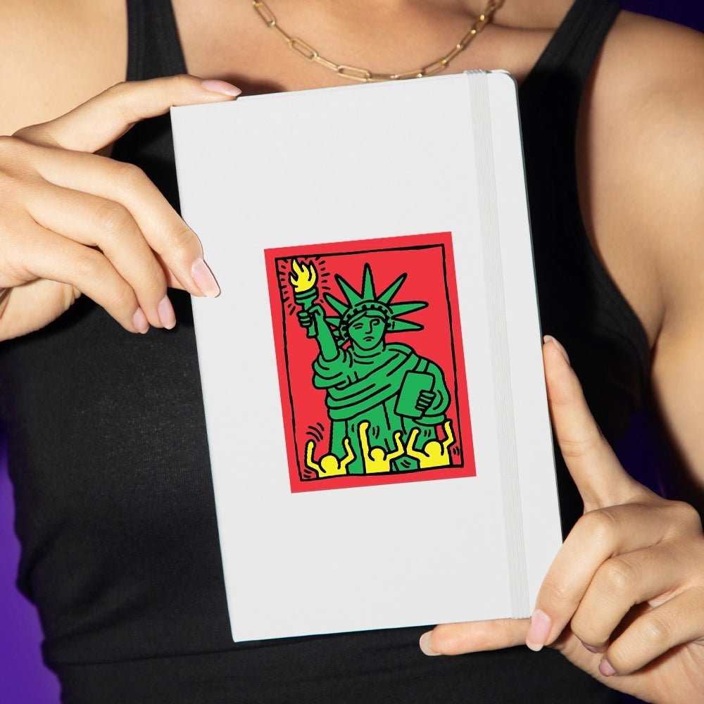 Keith Haring Statue of Liberty Die-Cut Sticker - Maison Nova
