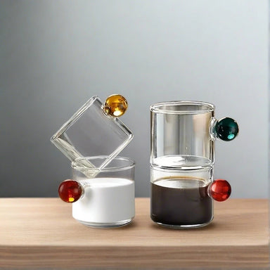 Knob Espresso Cups - Set of 6 Multi - Maison Nova