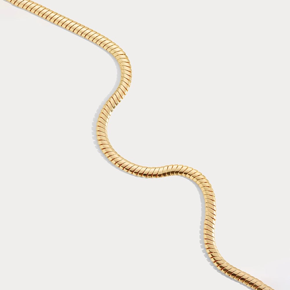 Large Raissa Chain Necklace Gold - Maison Nova
