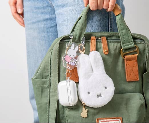 Miffy Slim Pouch Keychain, Bag Deco Charm