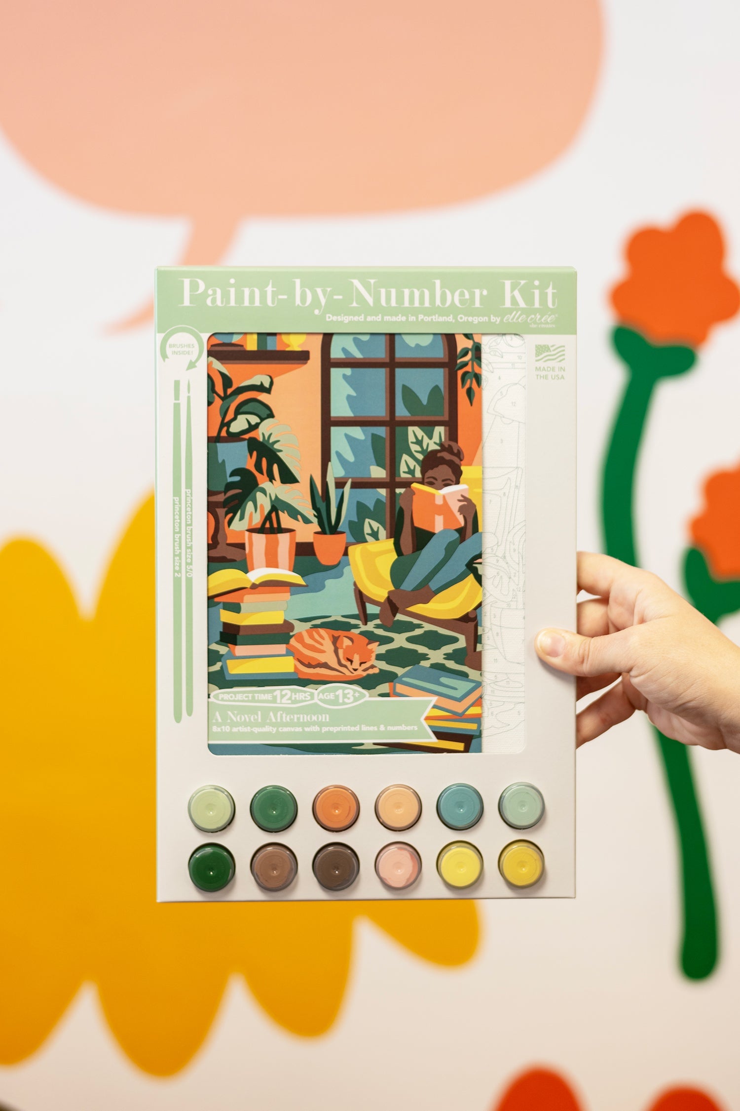 A Novel Afternoon | 8x10 paint-by-number kit