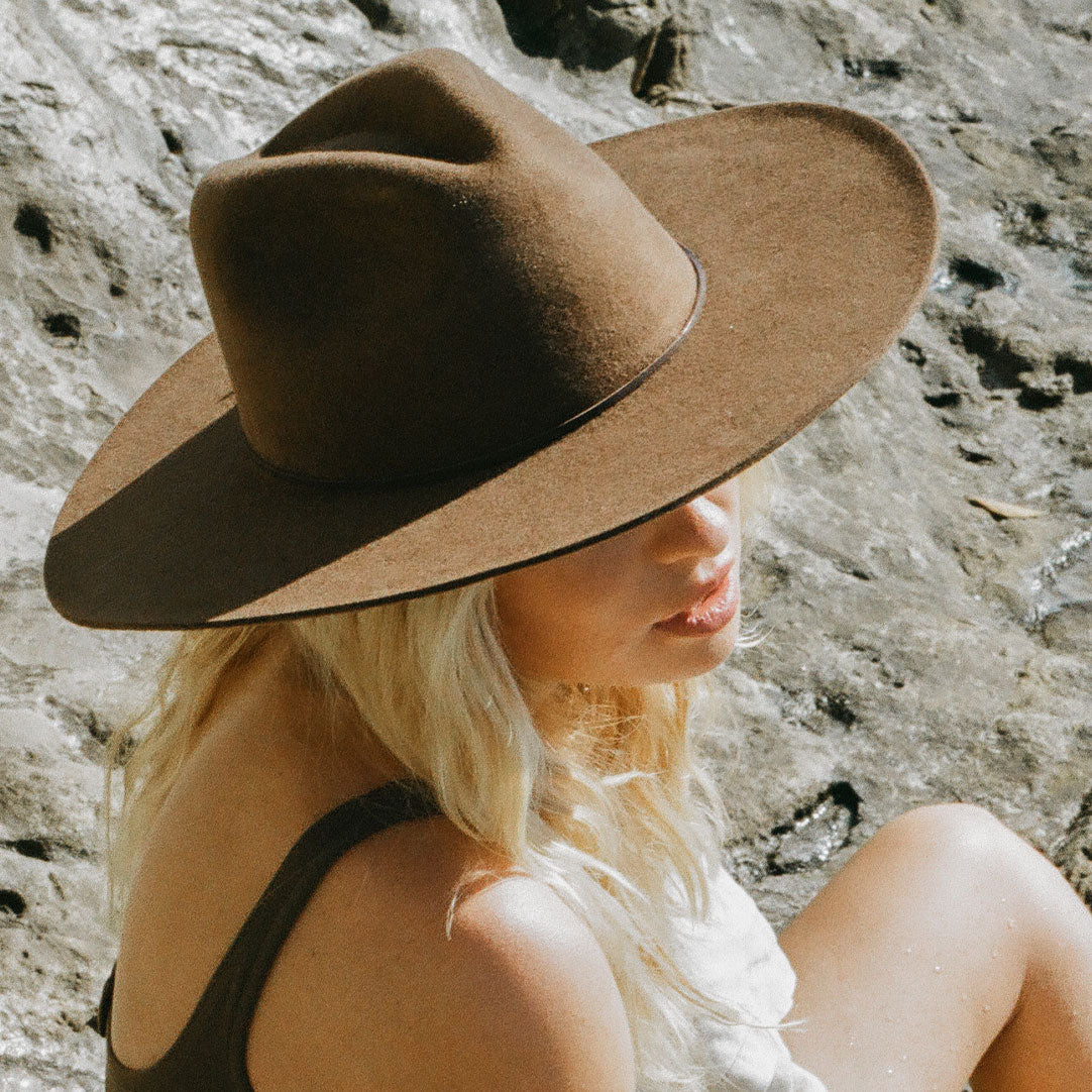 The Dre Western Rancher Hat - Oak