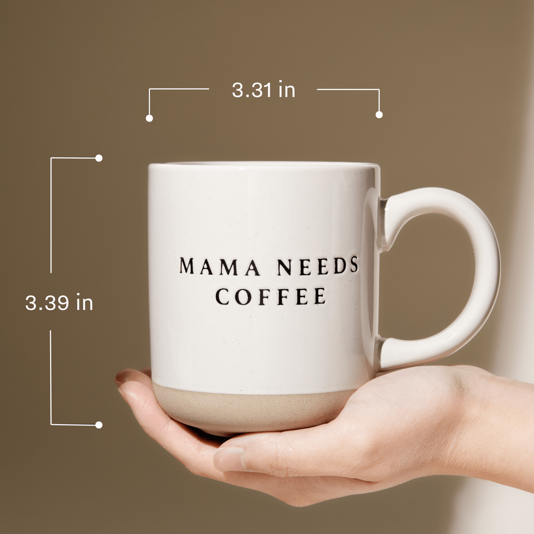 Mama Needs Coffee 14oz. Stoneware Coffee Mug