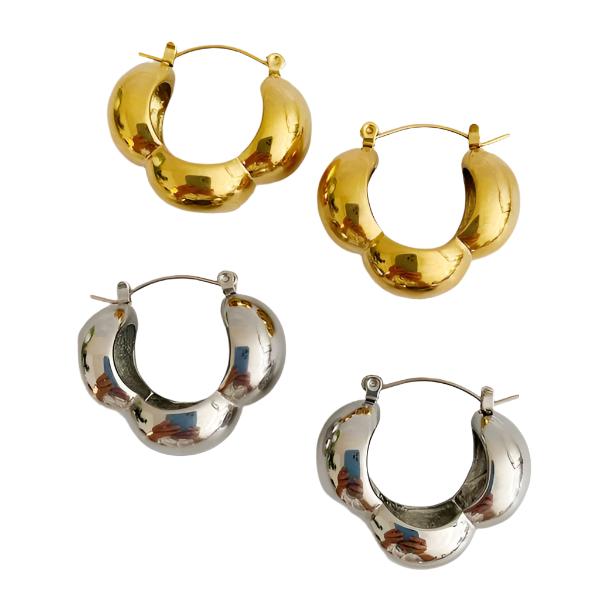 Volumized Hoop Earrings