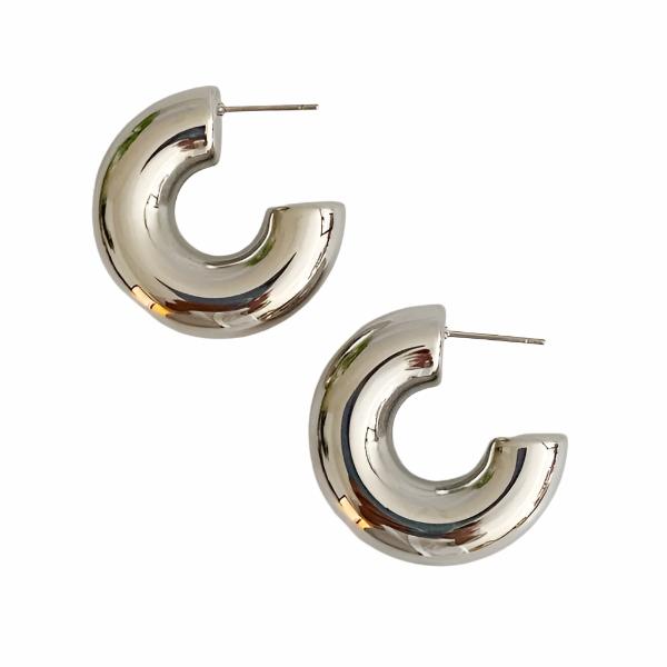 Polished Hoop Earrings