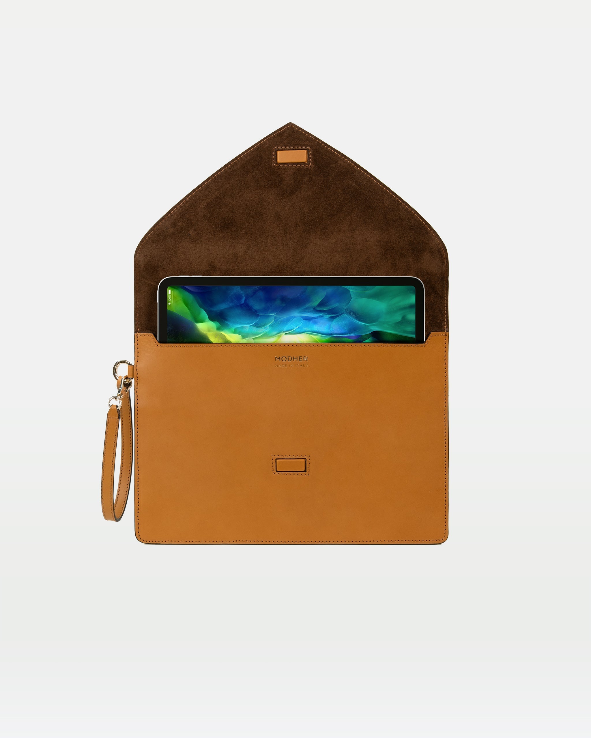 Envelope Clutch | Calfskin and Suede Leather