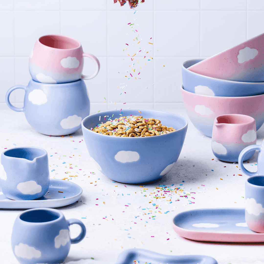 Blue Cloud Ball Mug 8.5oz