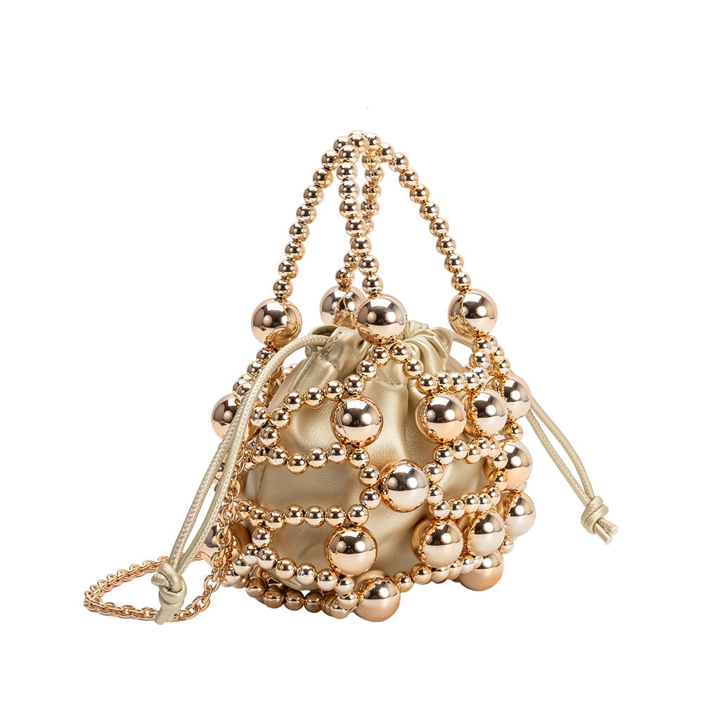Chloe Beaded Top Handle Bag