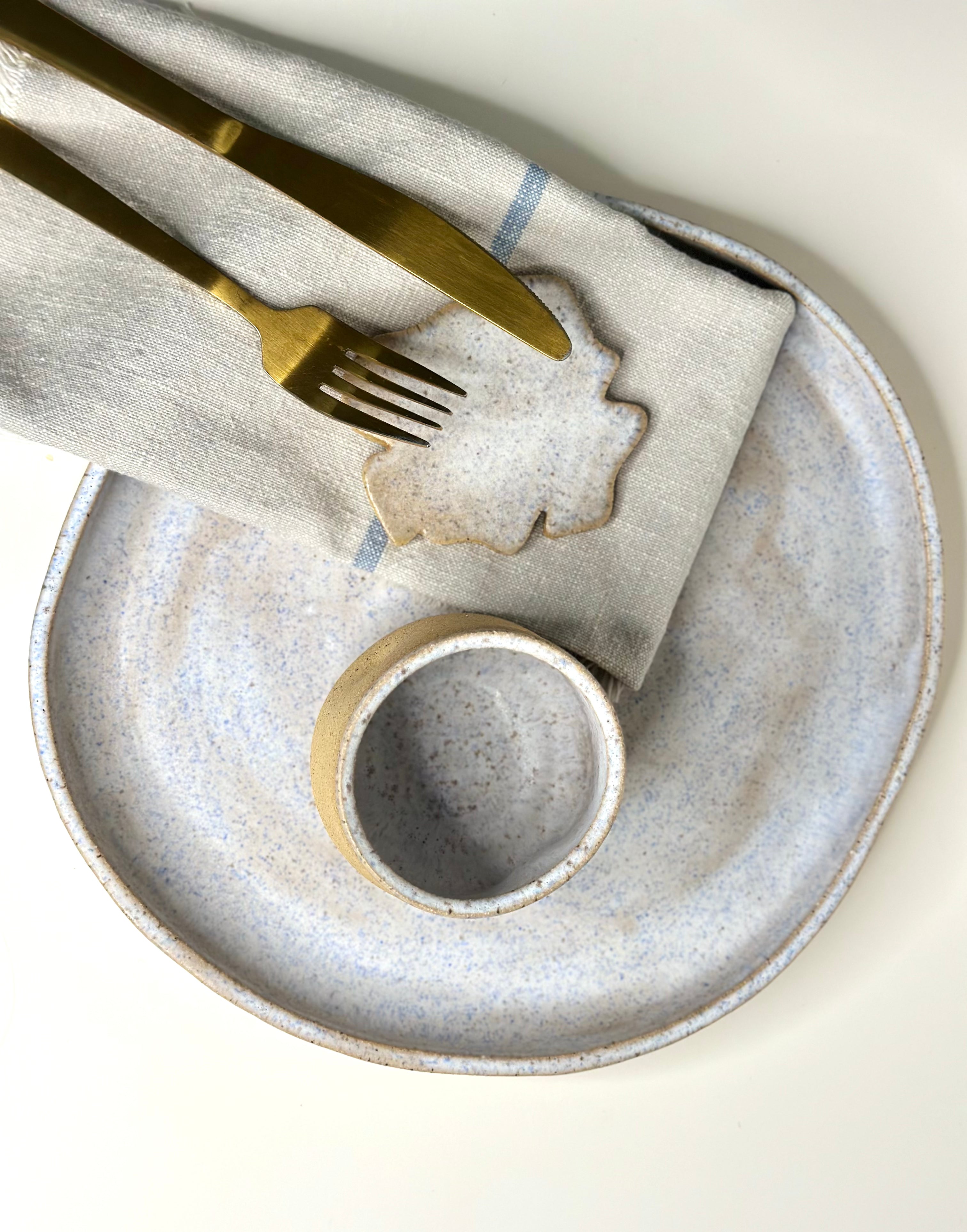 Ocean Sand Plates Set - Large, Medium & Small