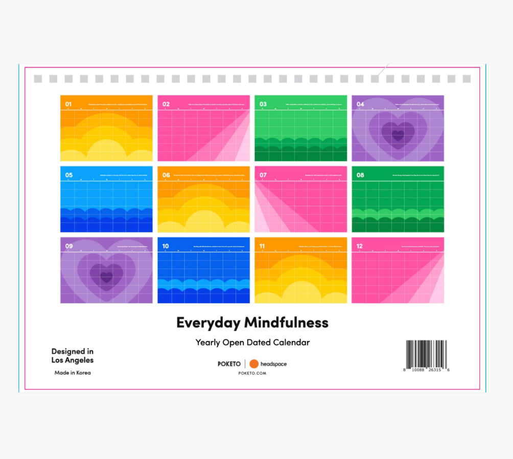 Everyday Mindfulness Calendar | Headspace Collaboration