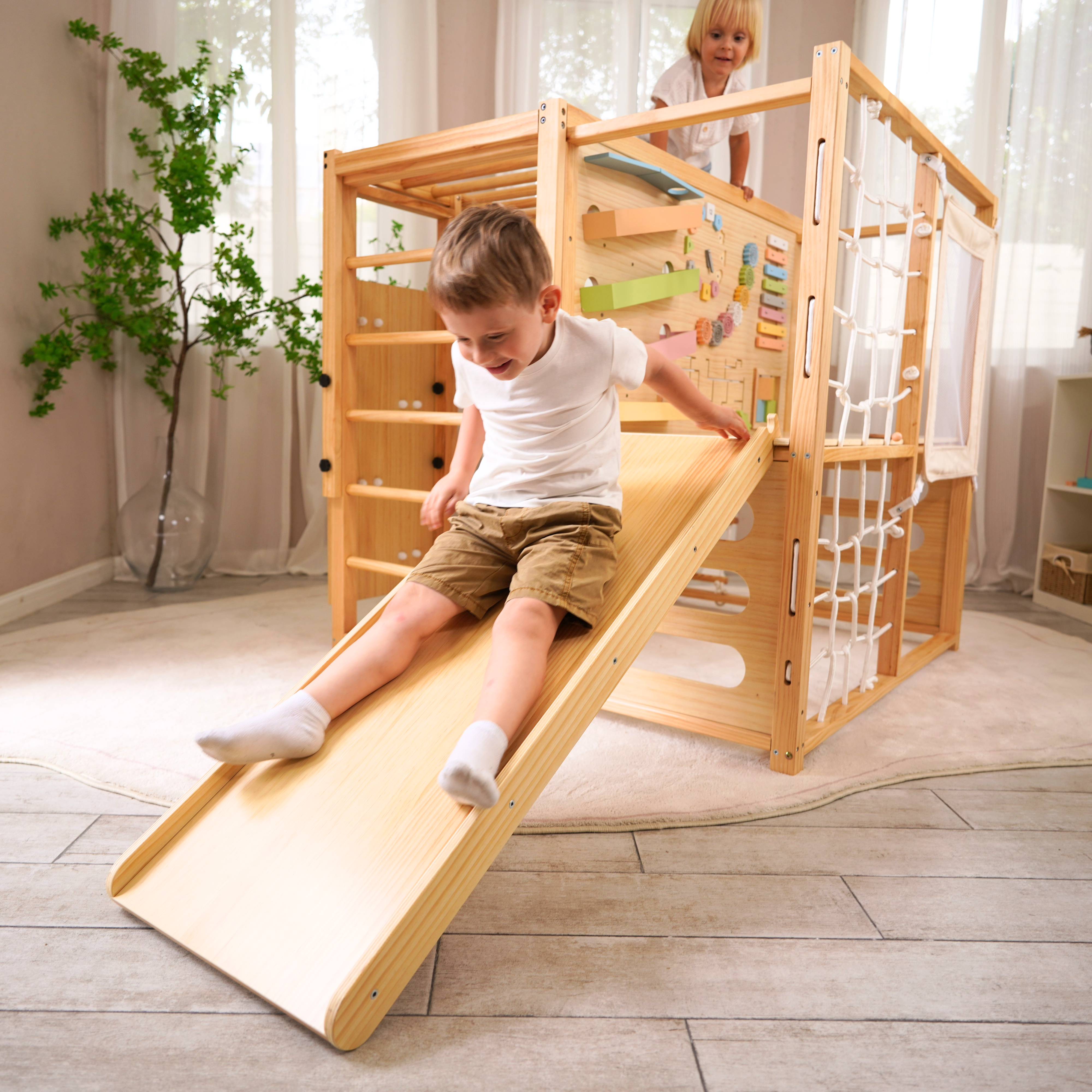 Avenlur Alpine Adventure Indoor Play Gym – Climber, Slide & Kids Activity Set