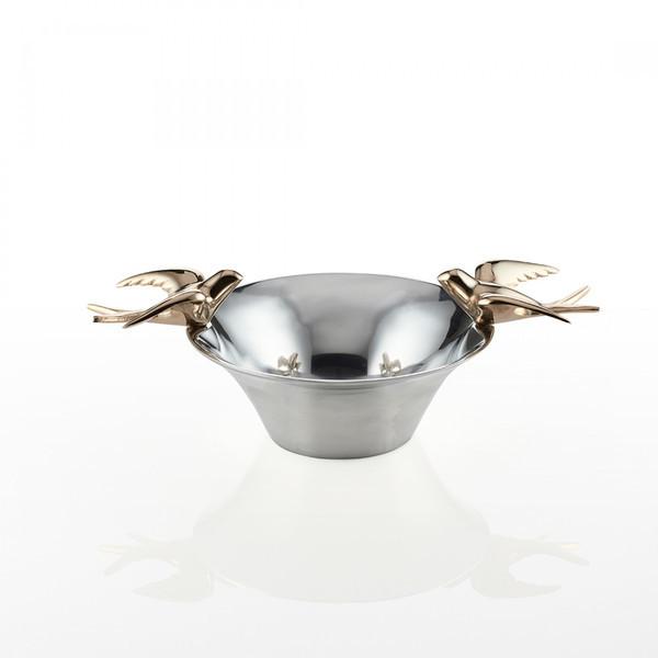 Small Dove Bowls Silver/Gold