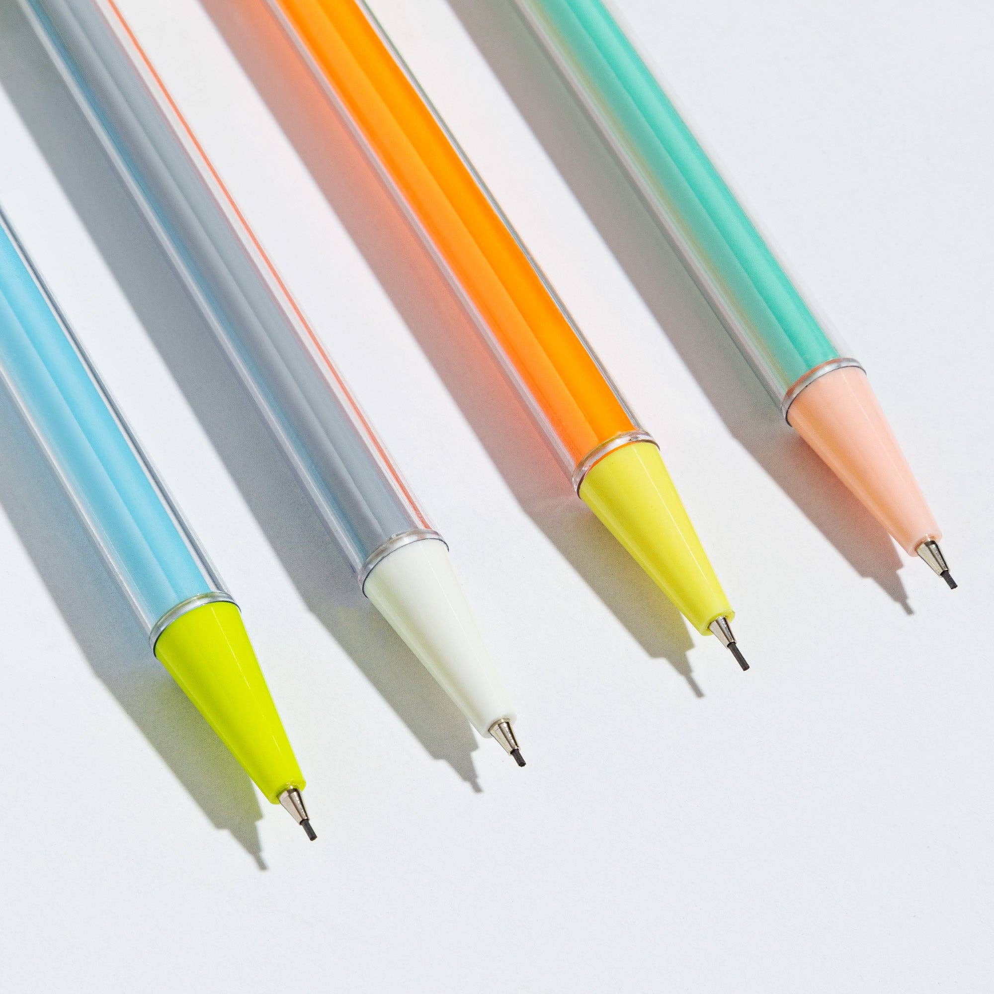 Colorblock Mechanical Pencil - Set of 4