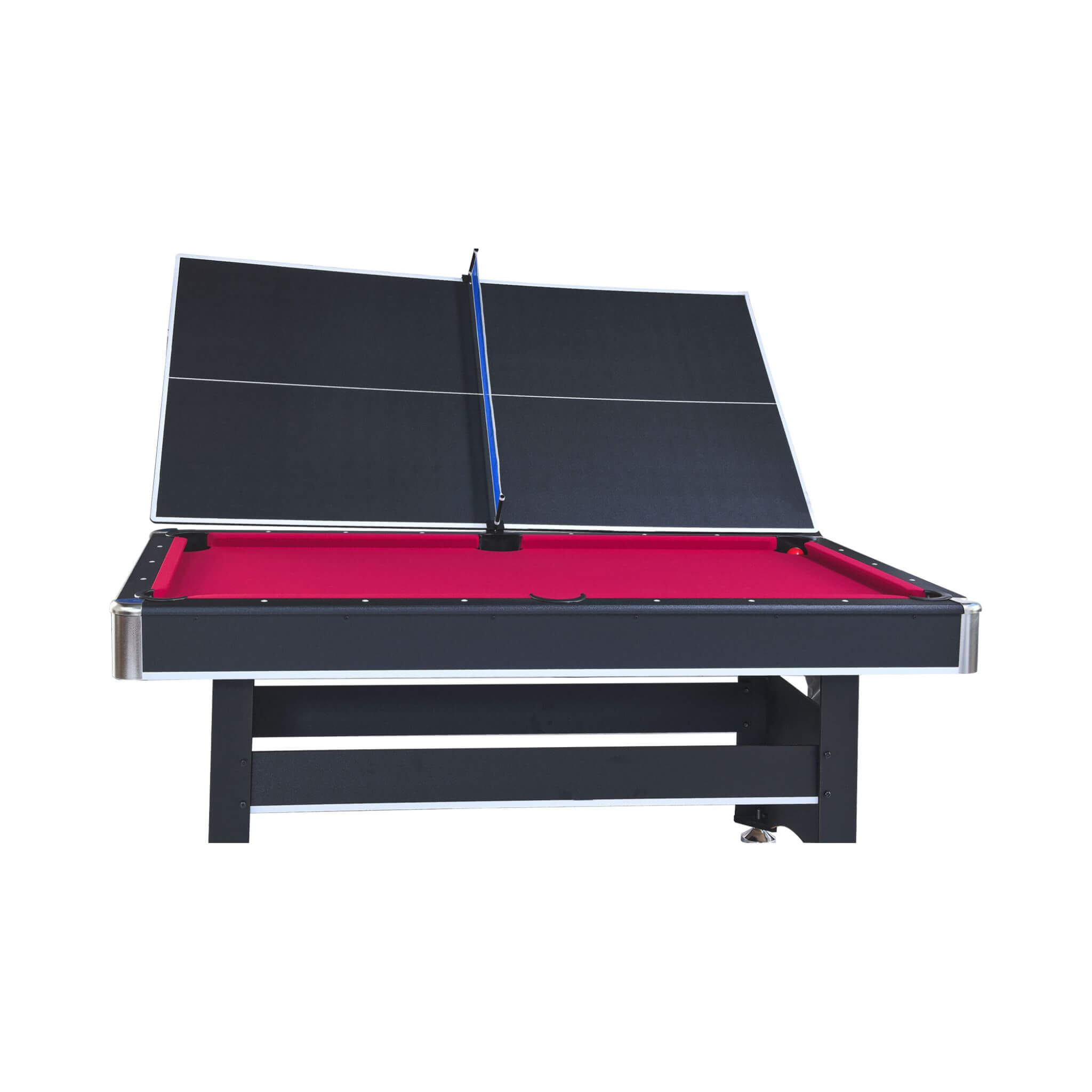 6FT Premium Wooden Multifunctional Pool Table With Table Tennis Top