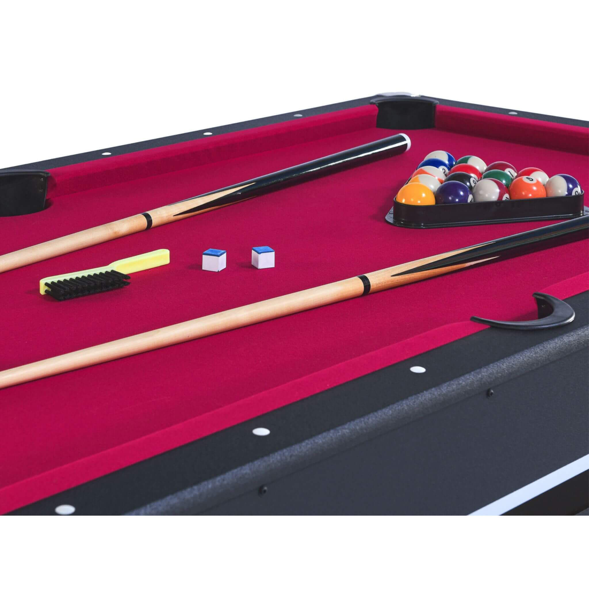 6FT Premium Wooden Multifunctional Pool Table With Table Tennis Top