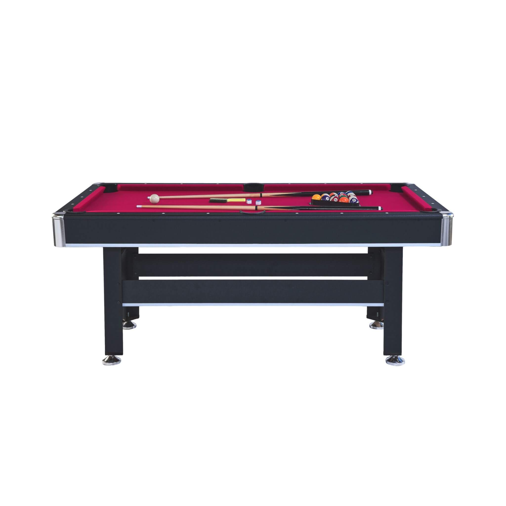 6FT Premium Wooden Multifunctional Pool Table With Table Tennis Top