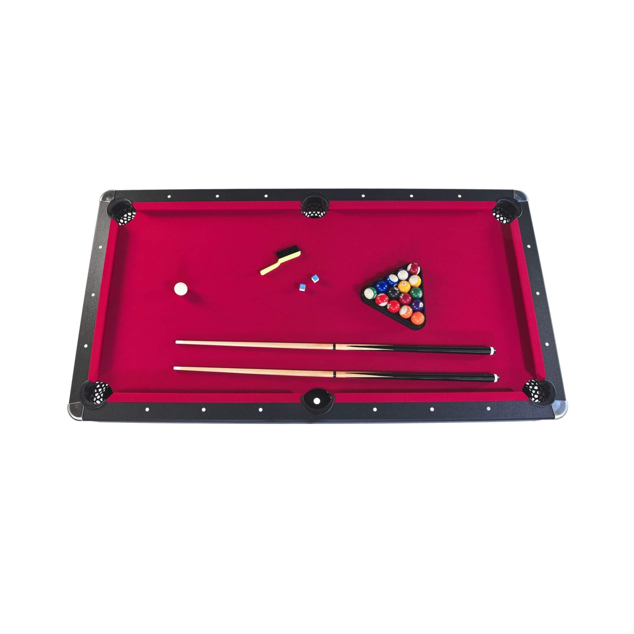 6FT Premium Wooden Multifunctional Pool Table With Table Tennis Top