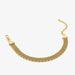 18K Gold-Plated Wide Chain Bracelet Open 2