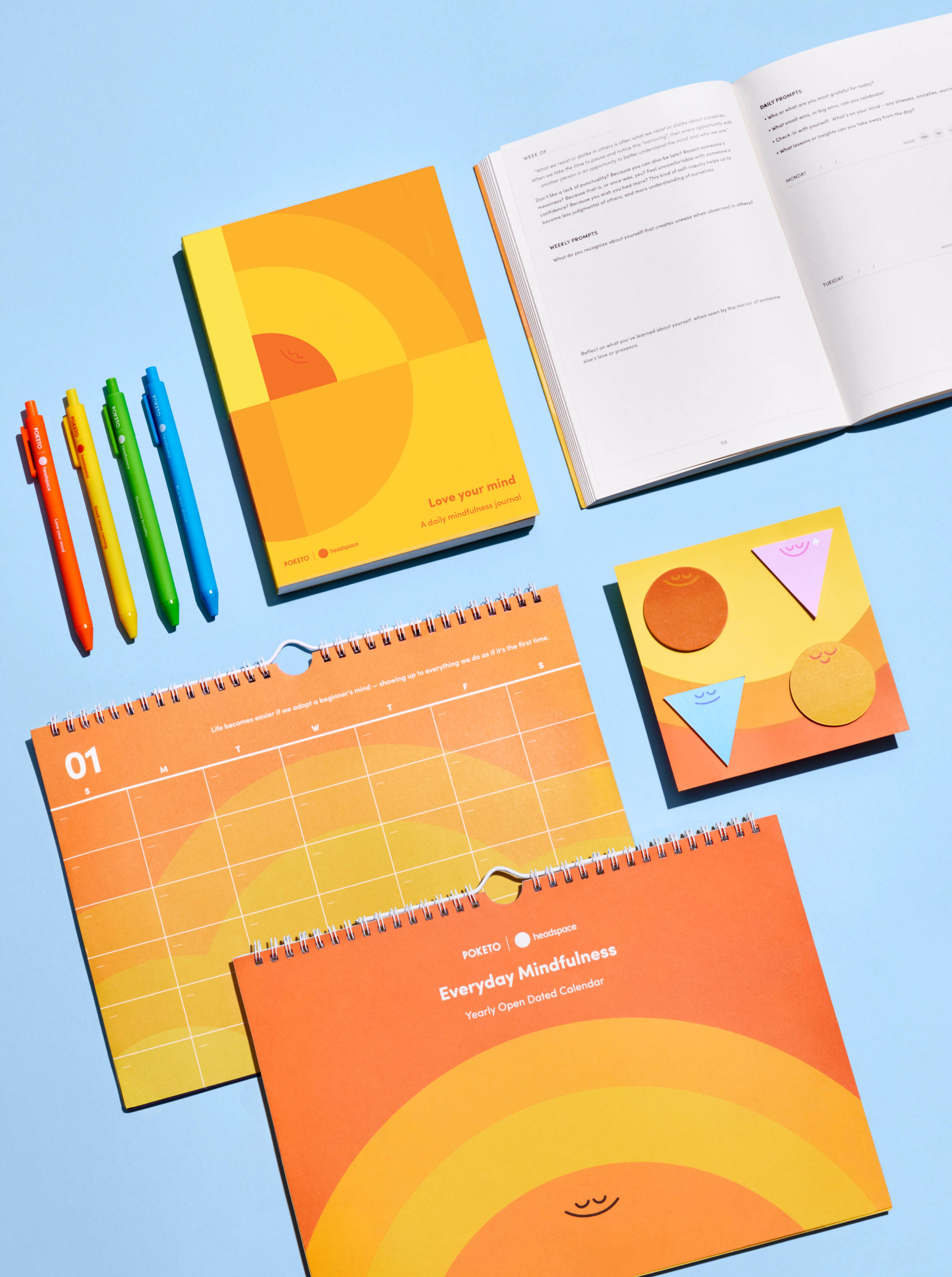 Feel It All Gel Pen Set | Headspace Collaboration