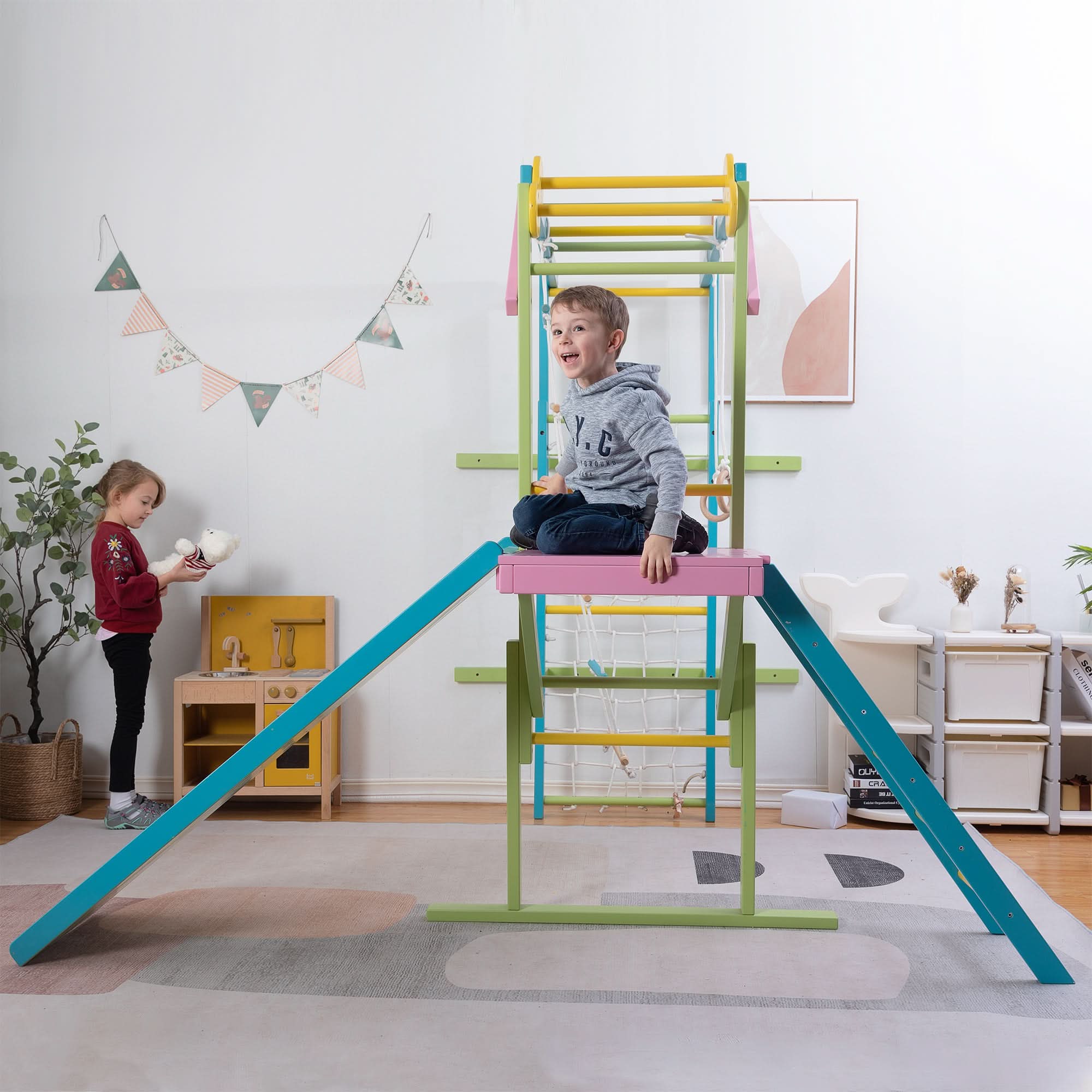Avenlur Grove 8-in-1 Foldable Jungle Gym