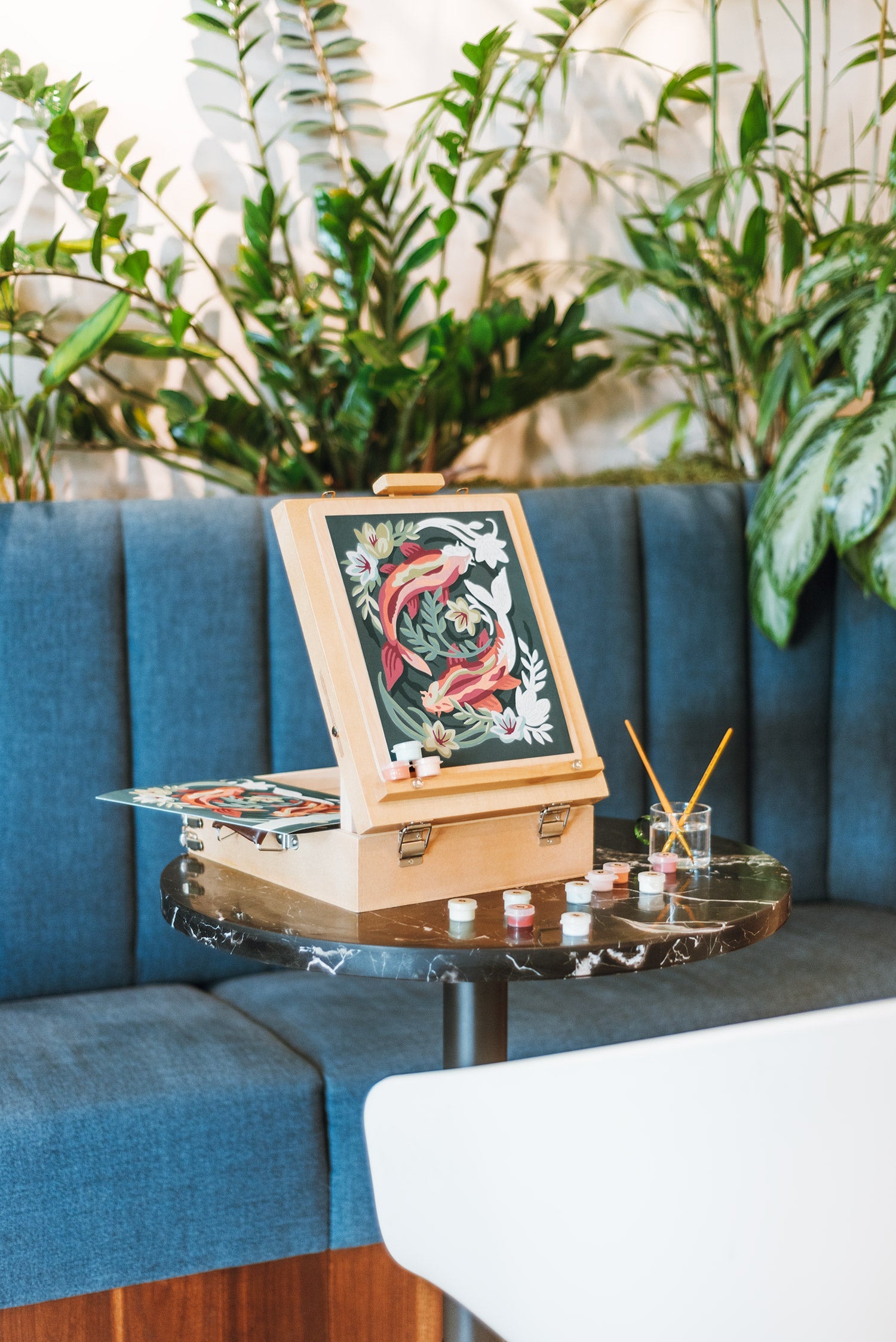 Koi Fish in Pond | 8x10 paint-by-number kit