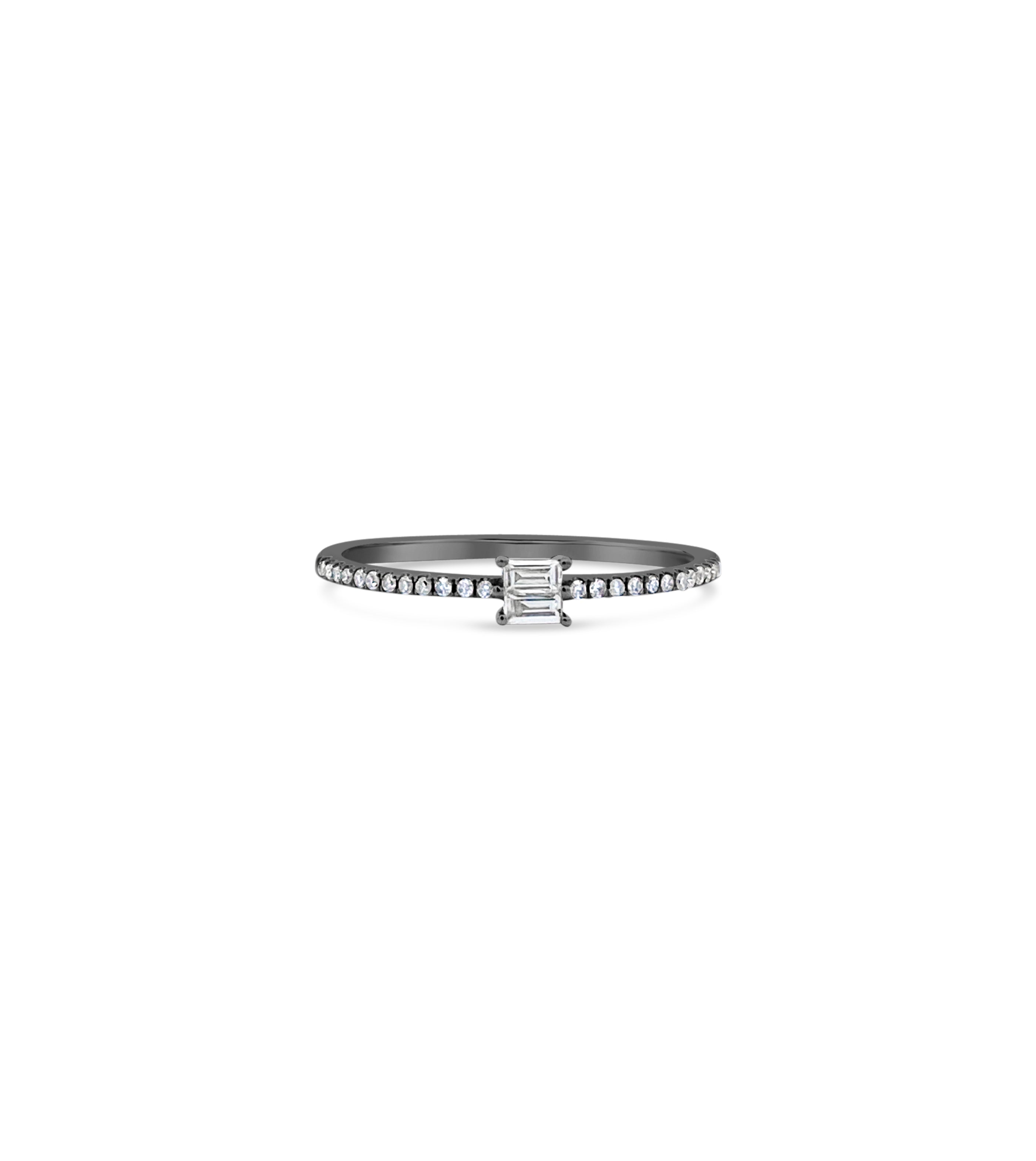 Diamond Baguette Stackable Ring