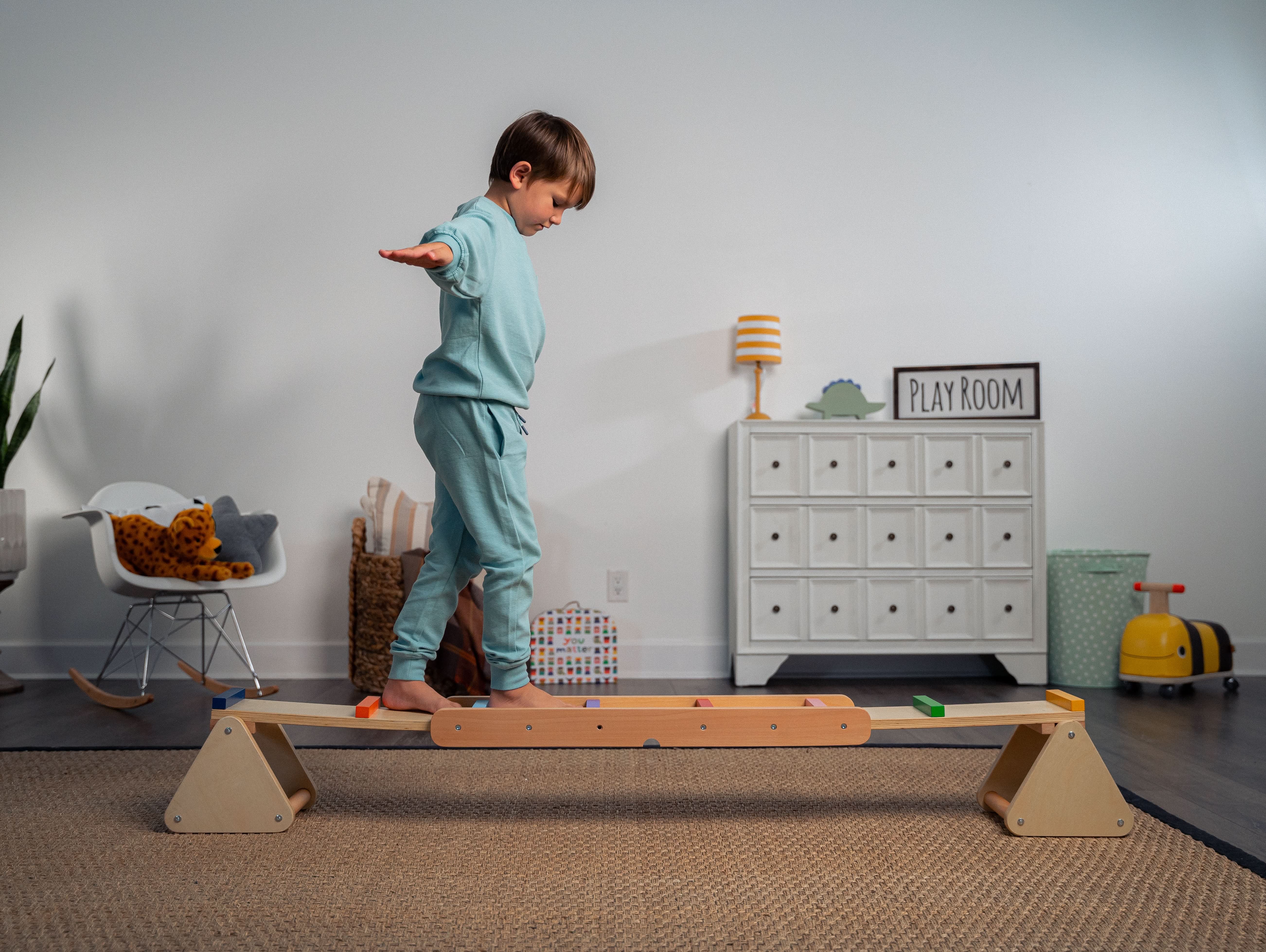 Avenlur Willow- Rainbow Seesaw and Balance Beam