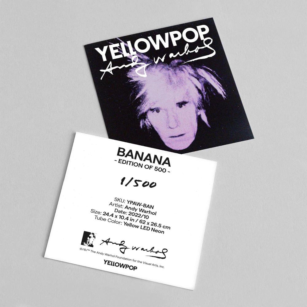 Banana by Andy Warhol - LED Neon Sign