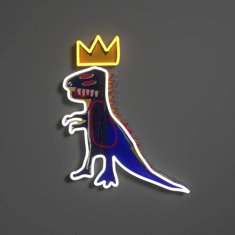Basquiat Pez Dispenser Neon Sign