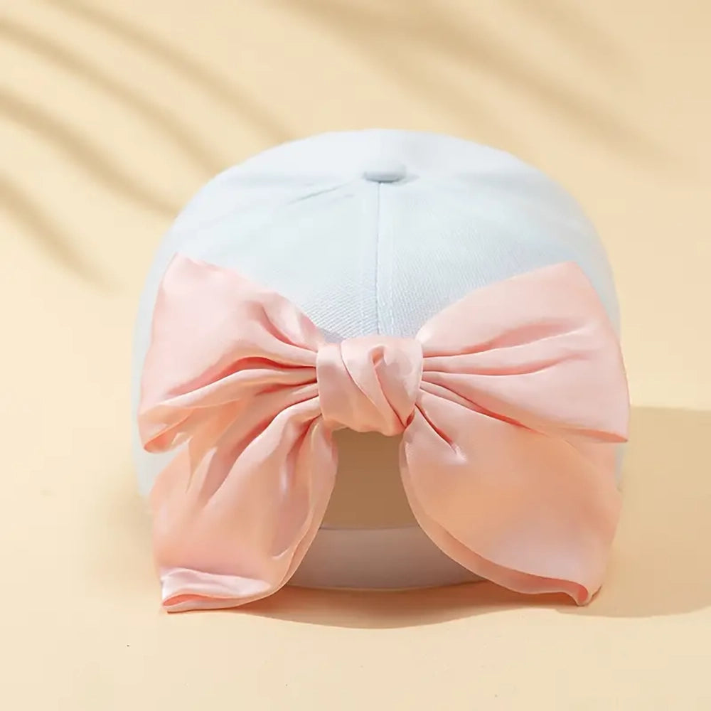 Satin Bow Baseball Hat