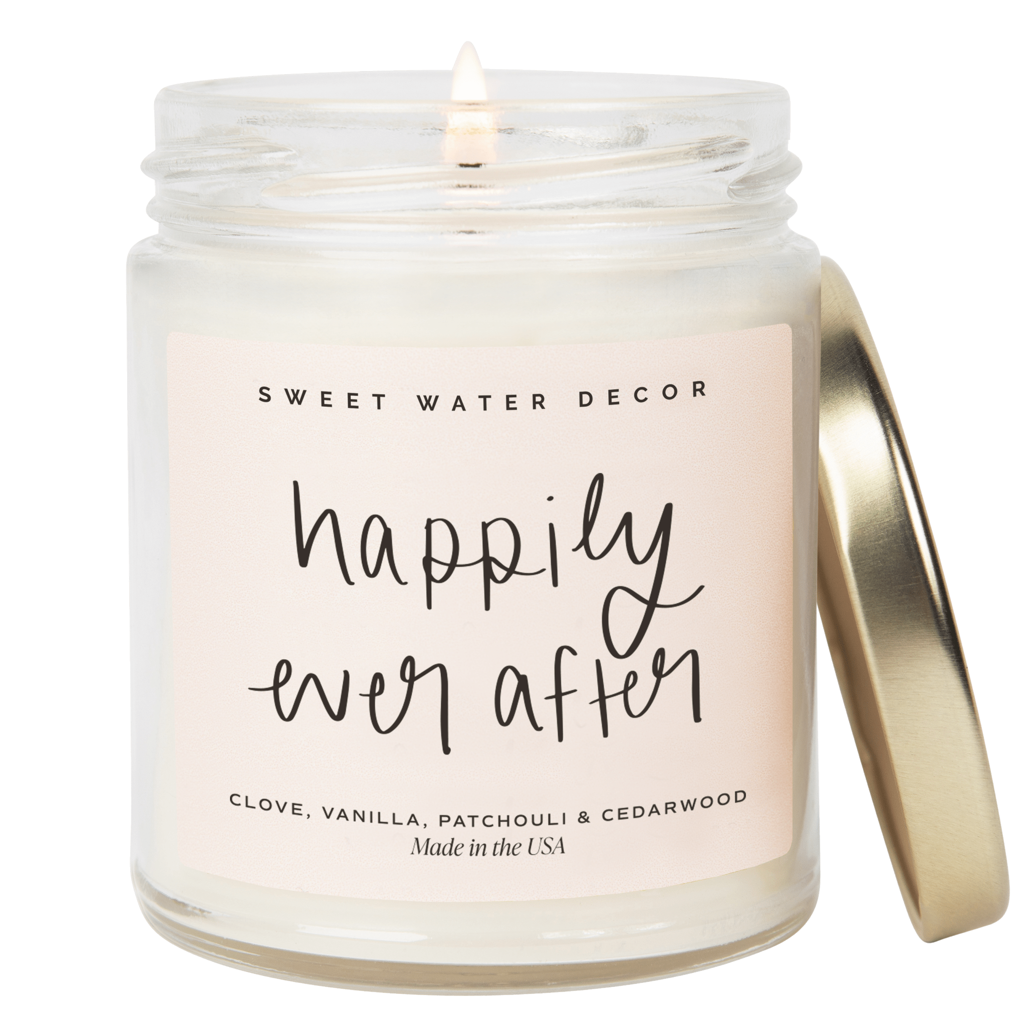 Happily Ever After Soy Candle - 9 oz (Palo Santo Patchouli)