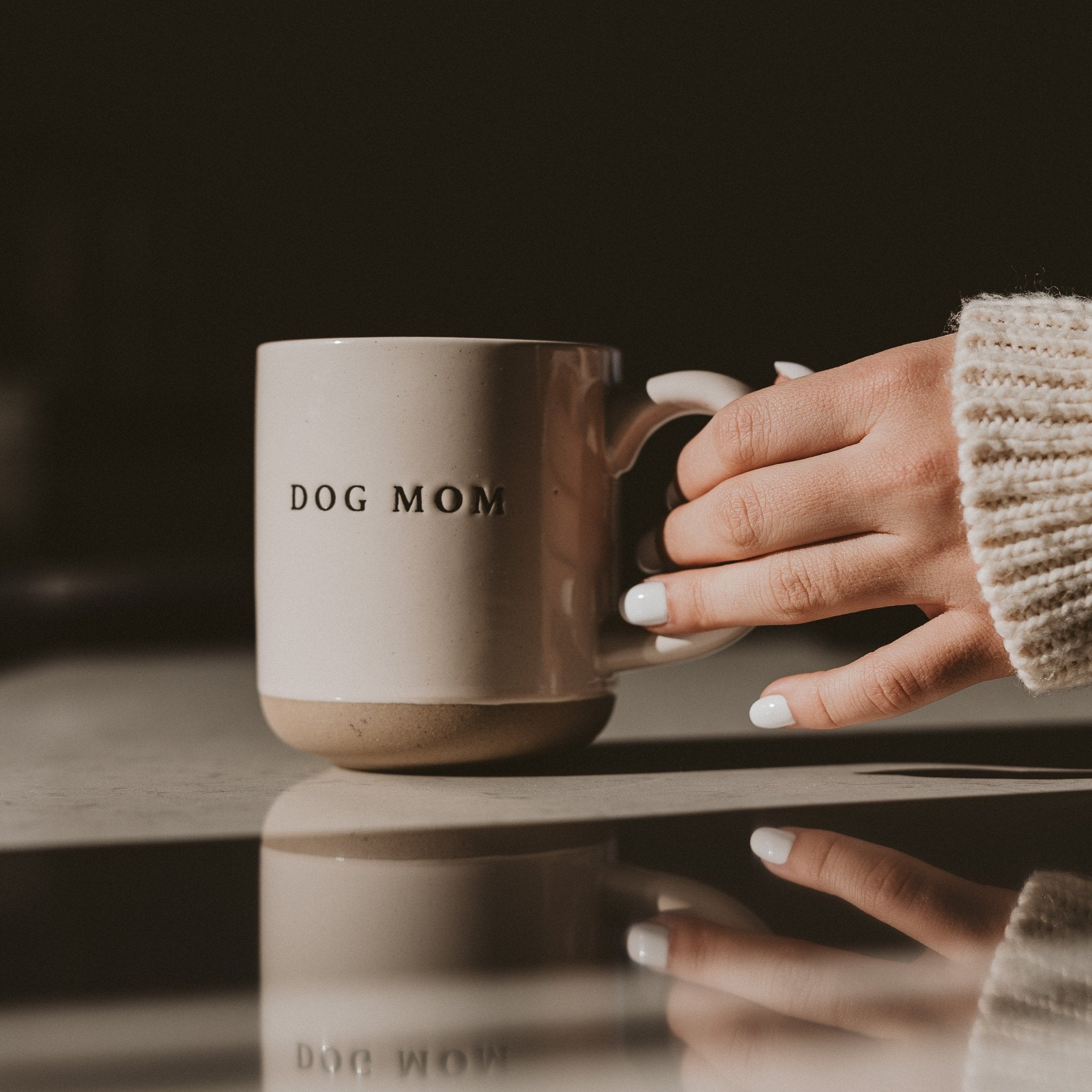 Dog Mom Stoneware Mug 14oz.