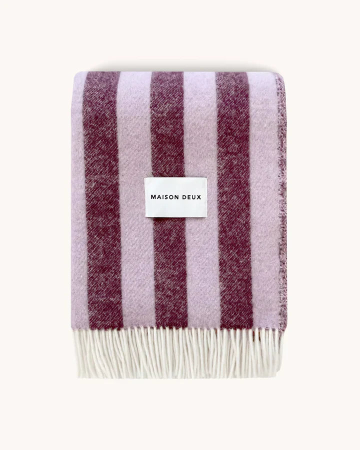 CANDY WRAP Blanket | Lilac / Aubergine