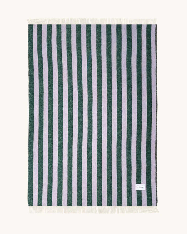 CANDY WRAP Blanket | Lilac / Green