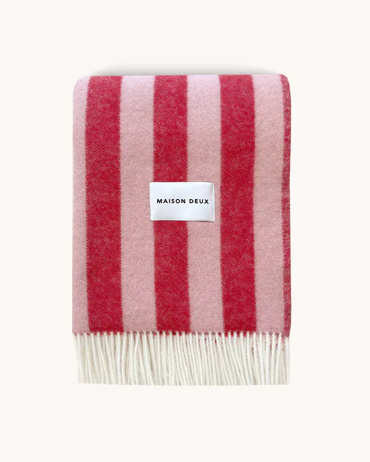 CANDY WRAP Blanket | Pink / Cherry