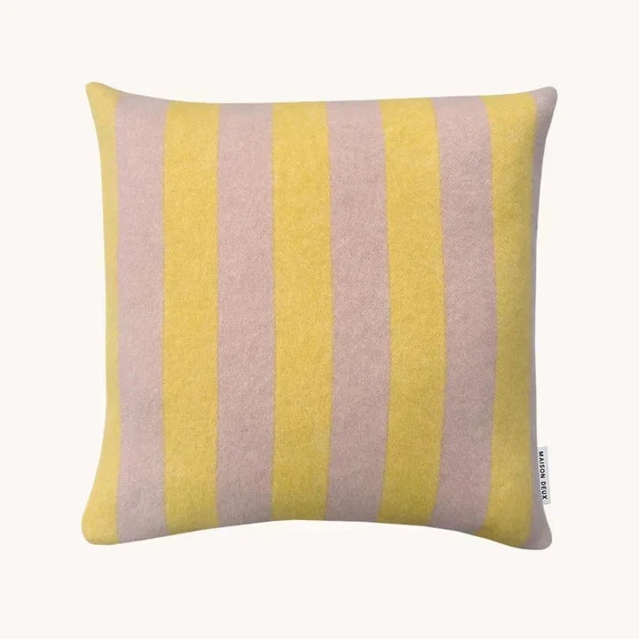 CANDY WRAP Pillow Cover | Pink / Yellow