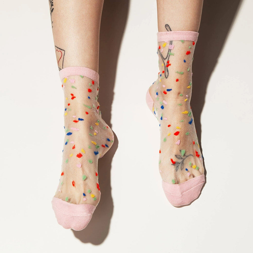 Confetti Sheer Socks