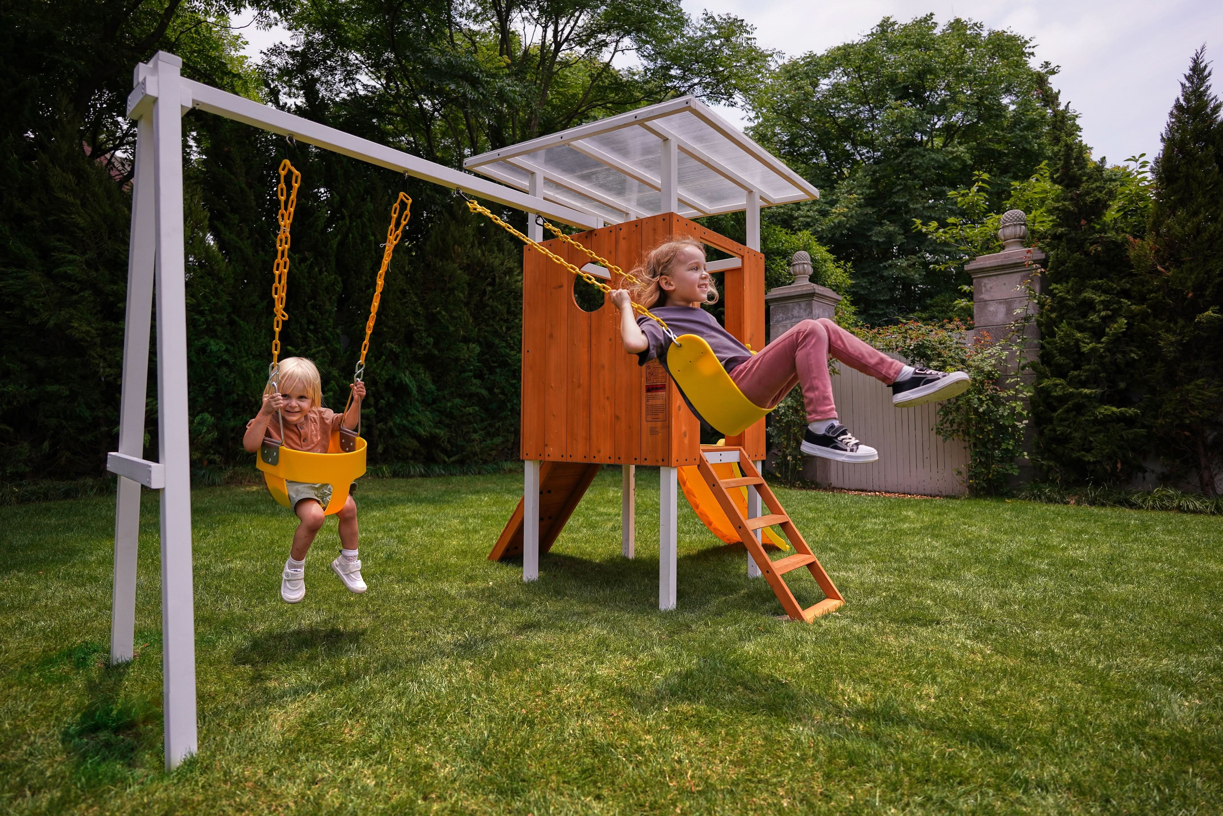 Avenlur Forest Small Outdoor Toddler Swing Set