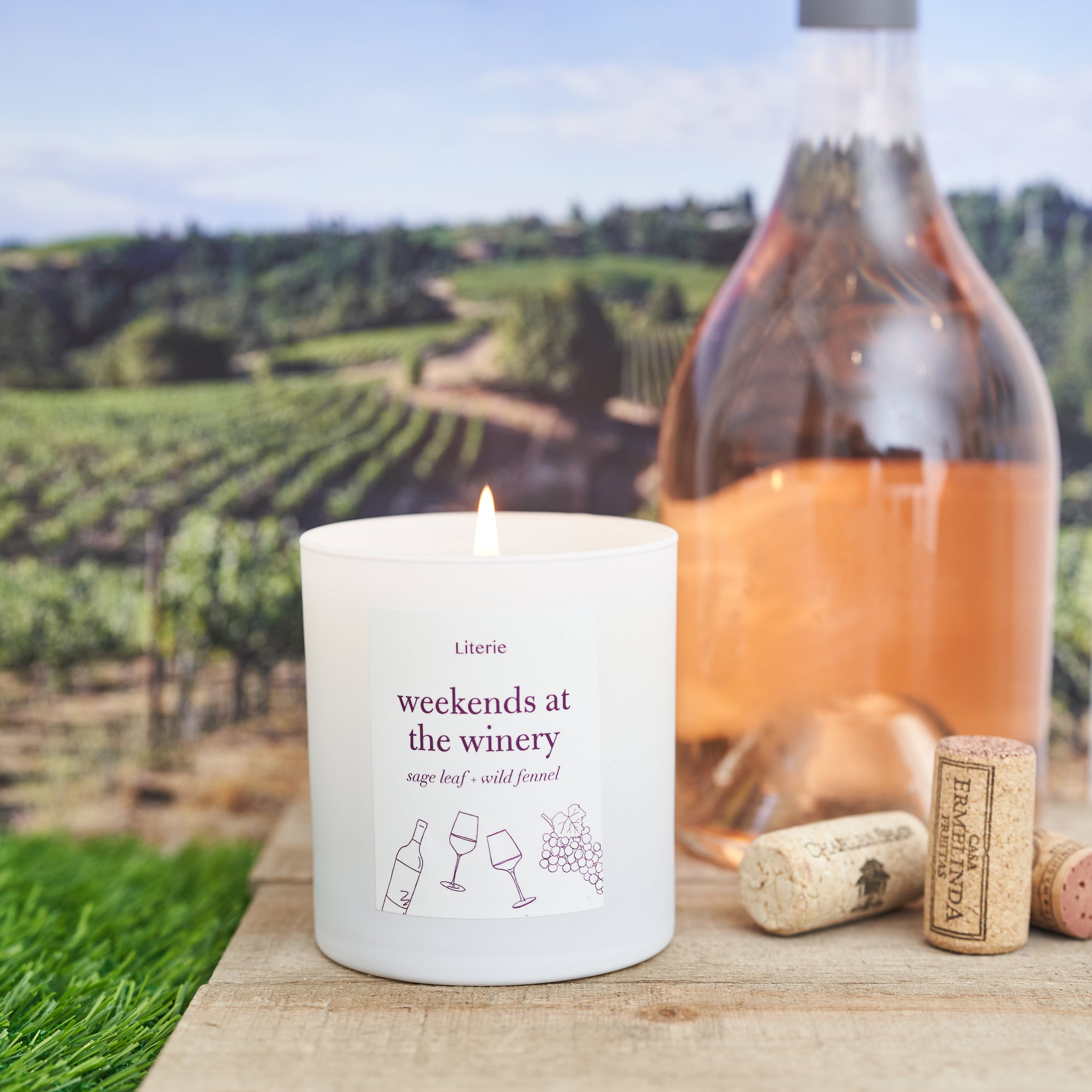 Weekends at the Winery Candle