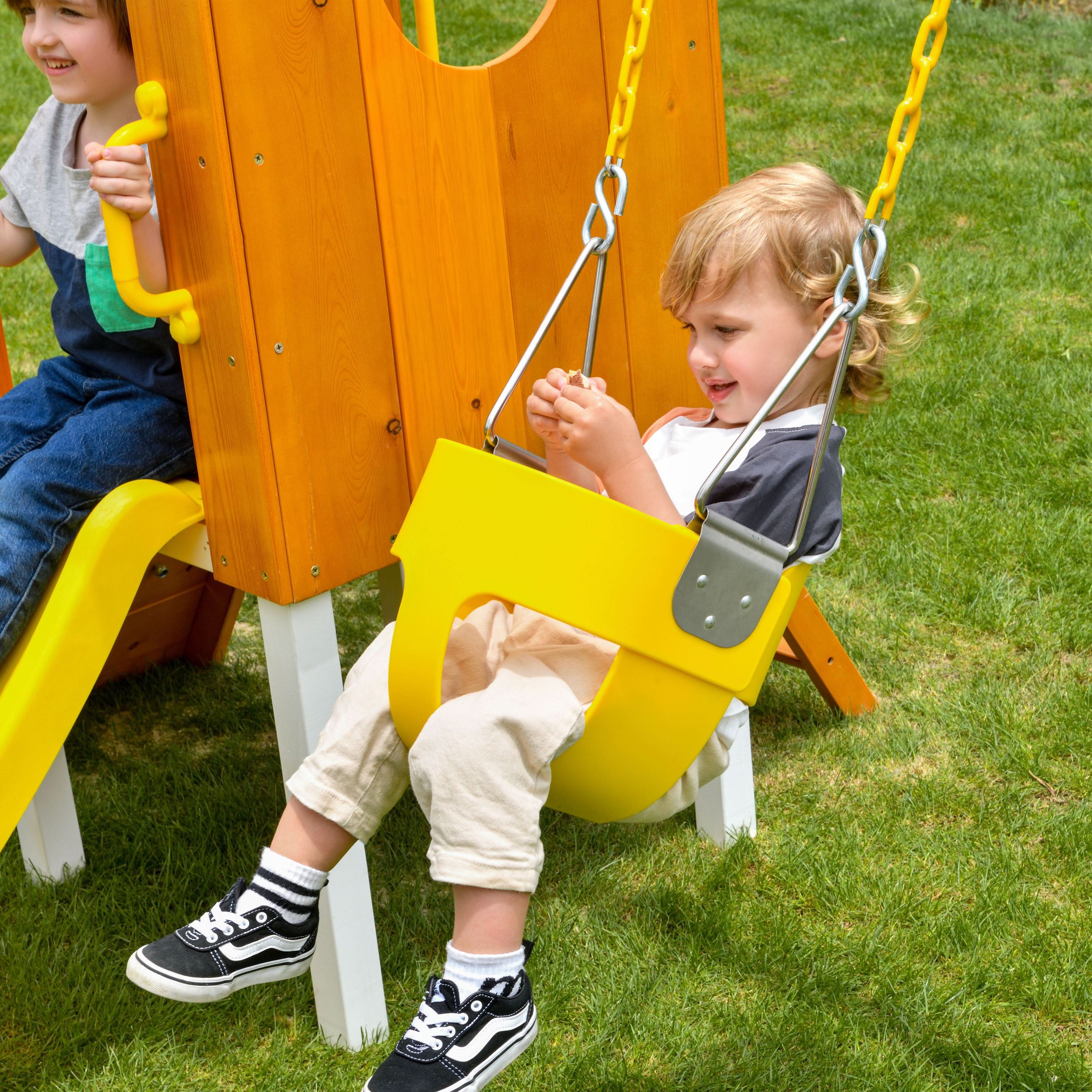 Avenlur Forest Small Outdoor Toddler Swing Set