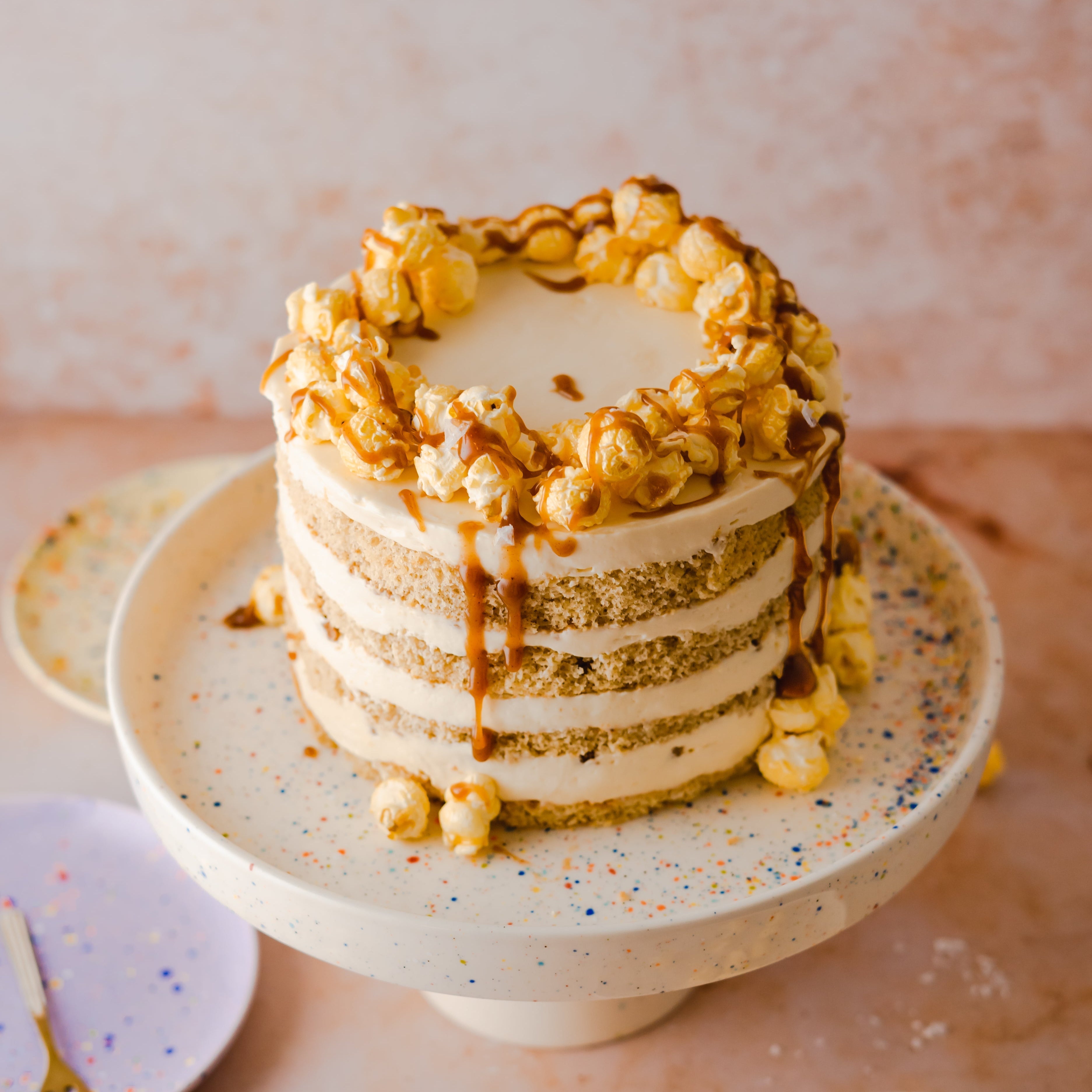 Party Cake Stand Stoneware Ceramic