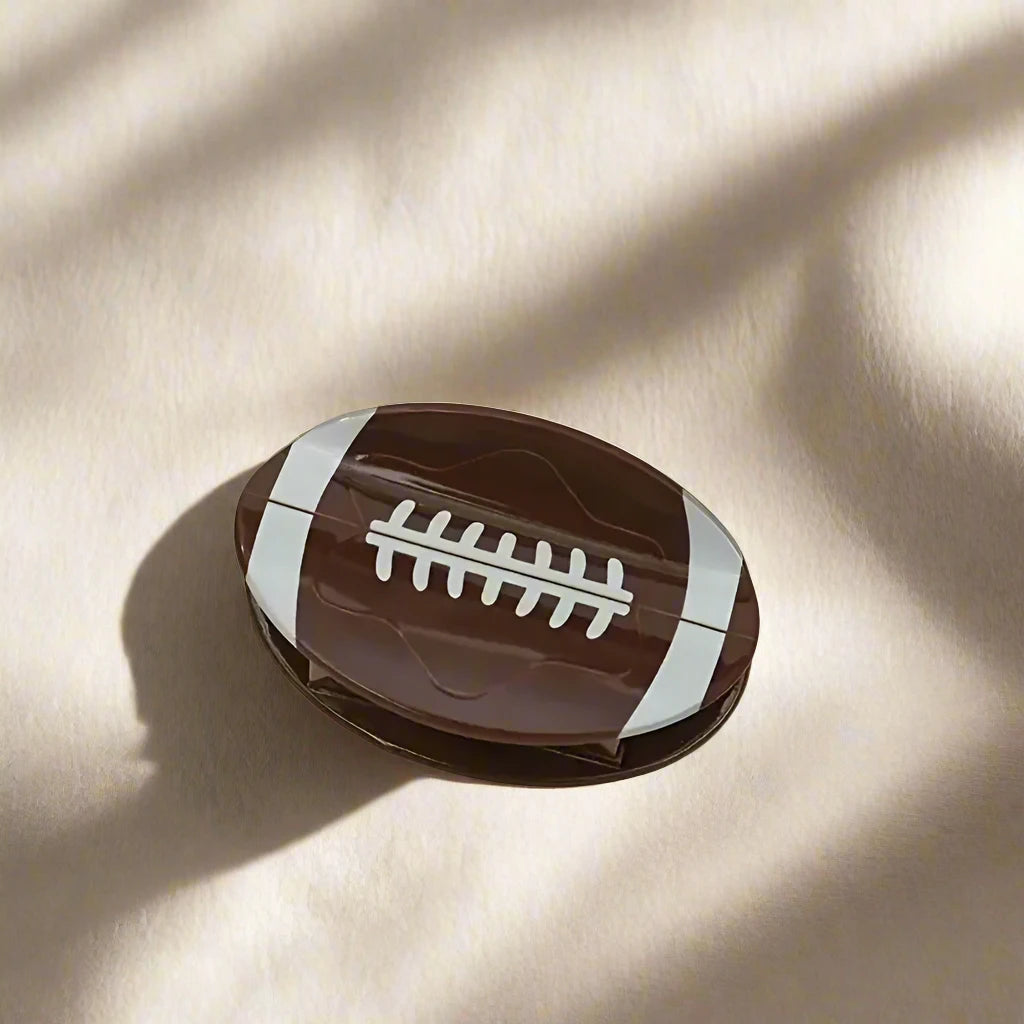 Football Hair Claw Clip