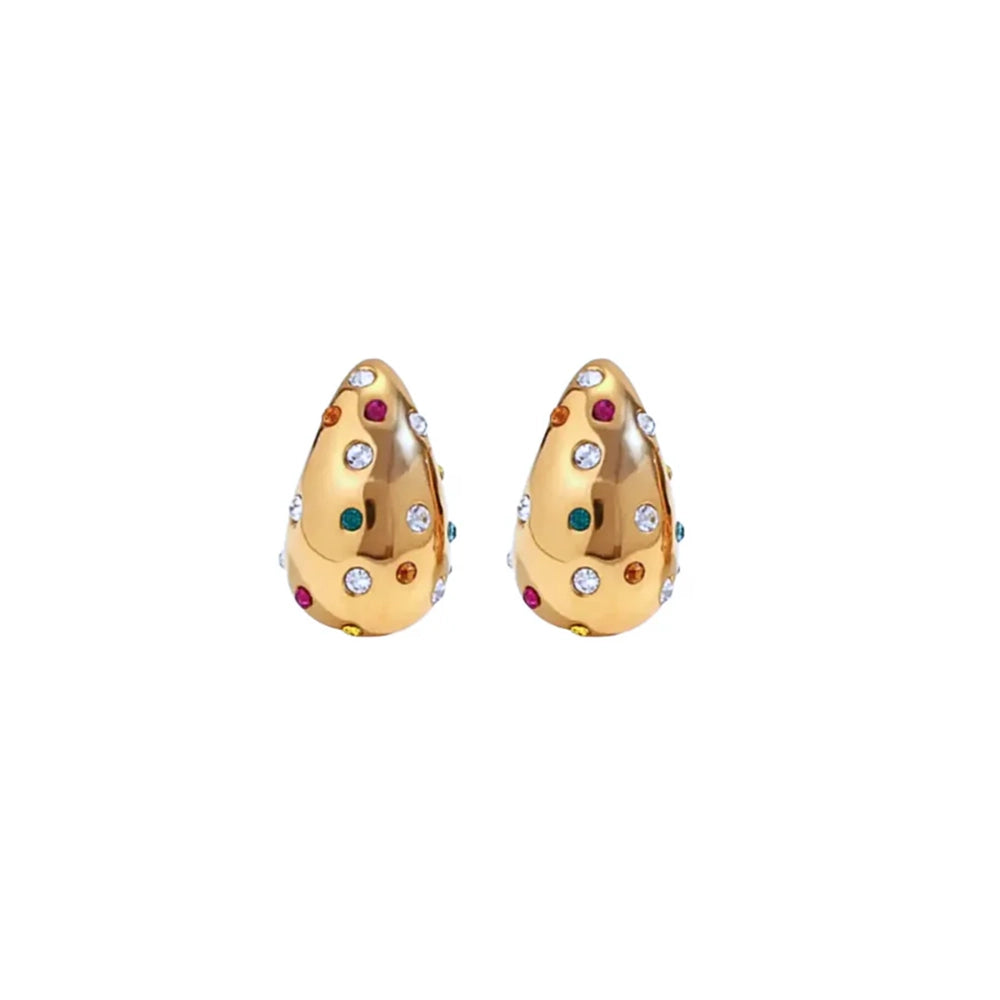 Teardrop Gemstone Earrings