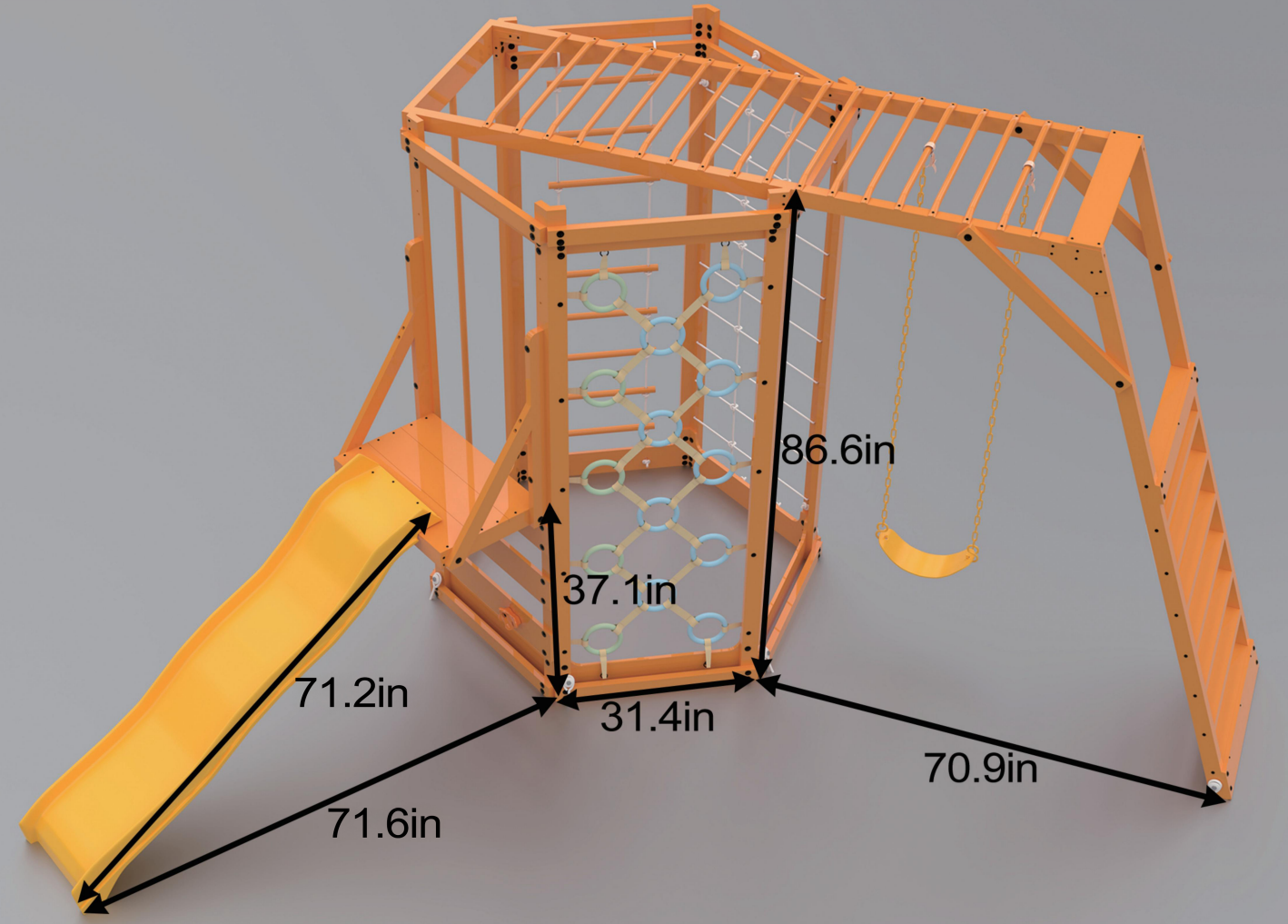 Avenlur Hawthorn XL Wooden Outdoor Playset