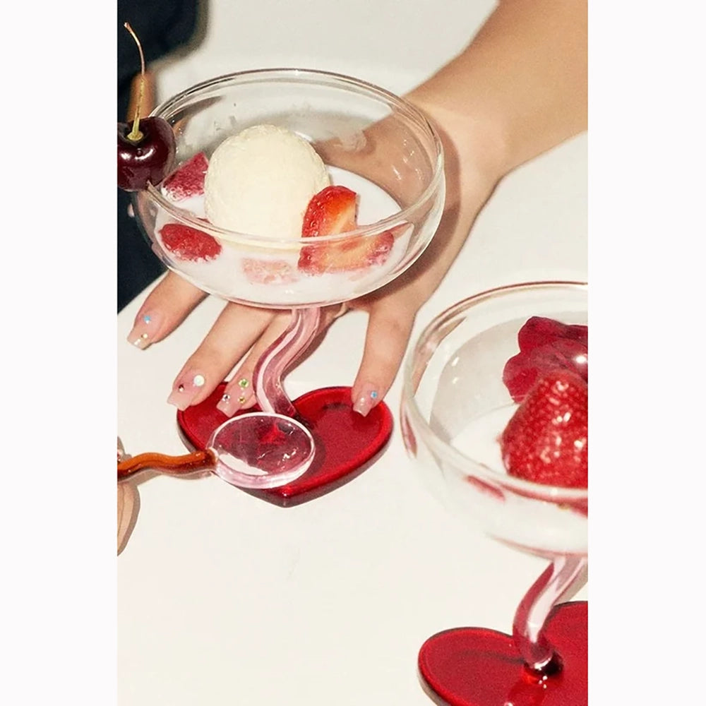 Heart Wine Glass