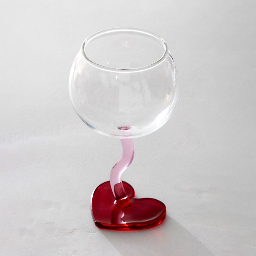 Heart Wine Glass