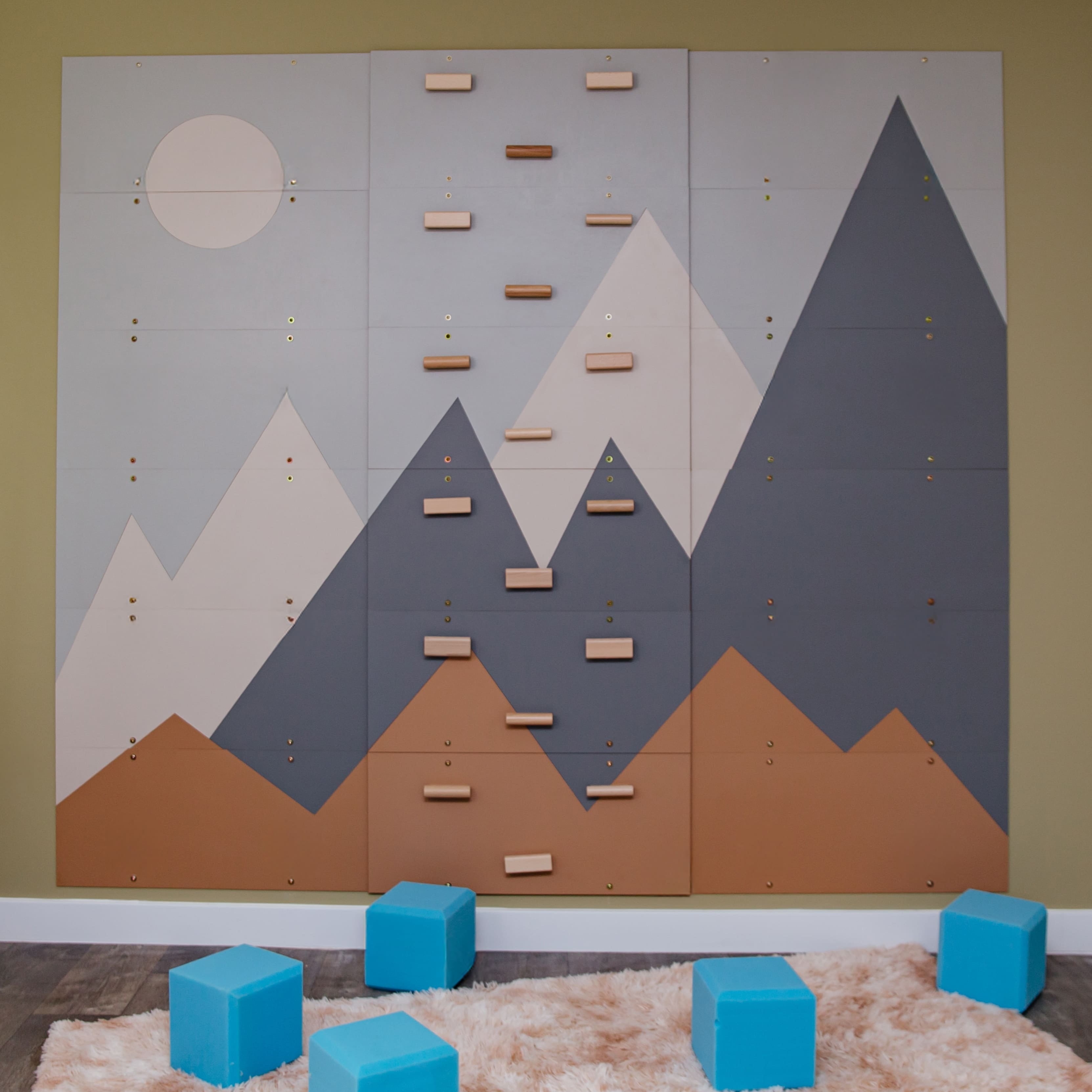 Wood and Hearts 3-in-1 Swedish Ladder Wall Gym